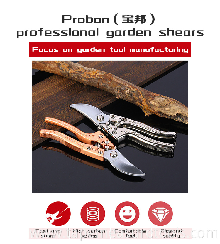 manufacturers wholesale garden pruning shears fruit scissors good quality trimmer labor-saving shears